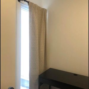 3 floor length blackout curtains 78inx49in